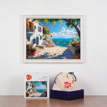 Coastal Bliss - Wooden Jigsaw Puzzle