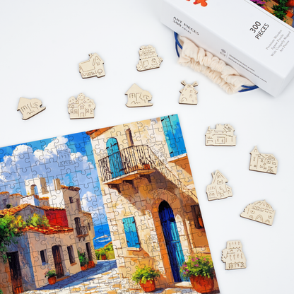 Coastal Lane - Wooden Jigsaw Puzzle