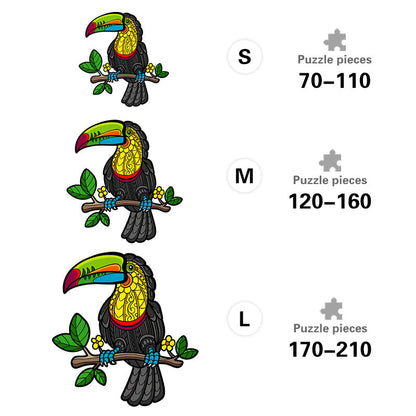 Toucan Branch - Wooden Jigsaw Puzzle