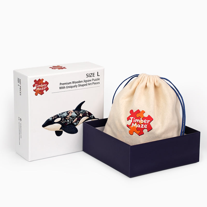 loral Orca Symphony - Wooden Jigsaw Puzzle