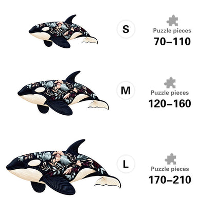 loral Orca Symphony - Wooden Jigsaw Puzzle