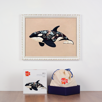 loral Orca Symphony - Wooden Jigsaw Puzzle