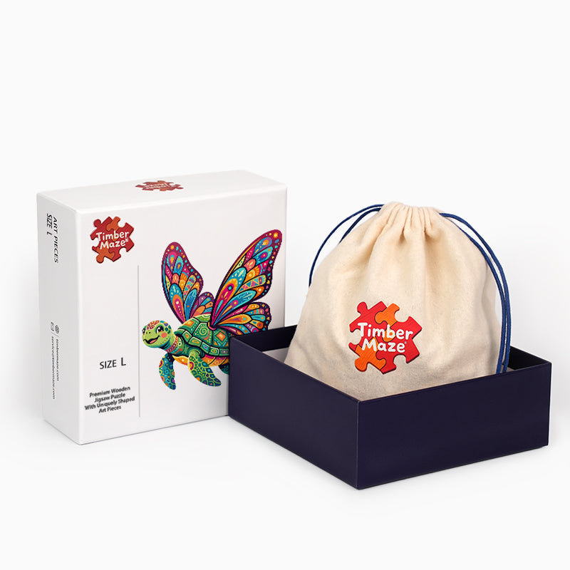 Mariposa Tortuga - Wooden Jigsaw Puzzle