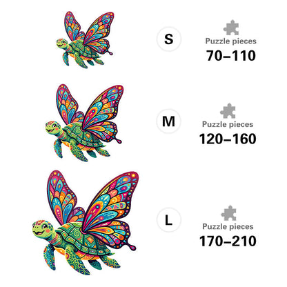 Mariposa Tortuga - Wooden Jigsaw Puzzle